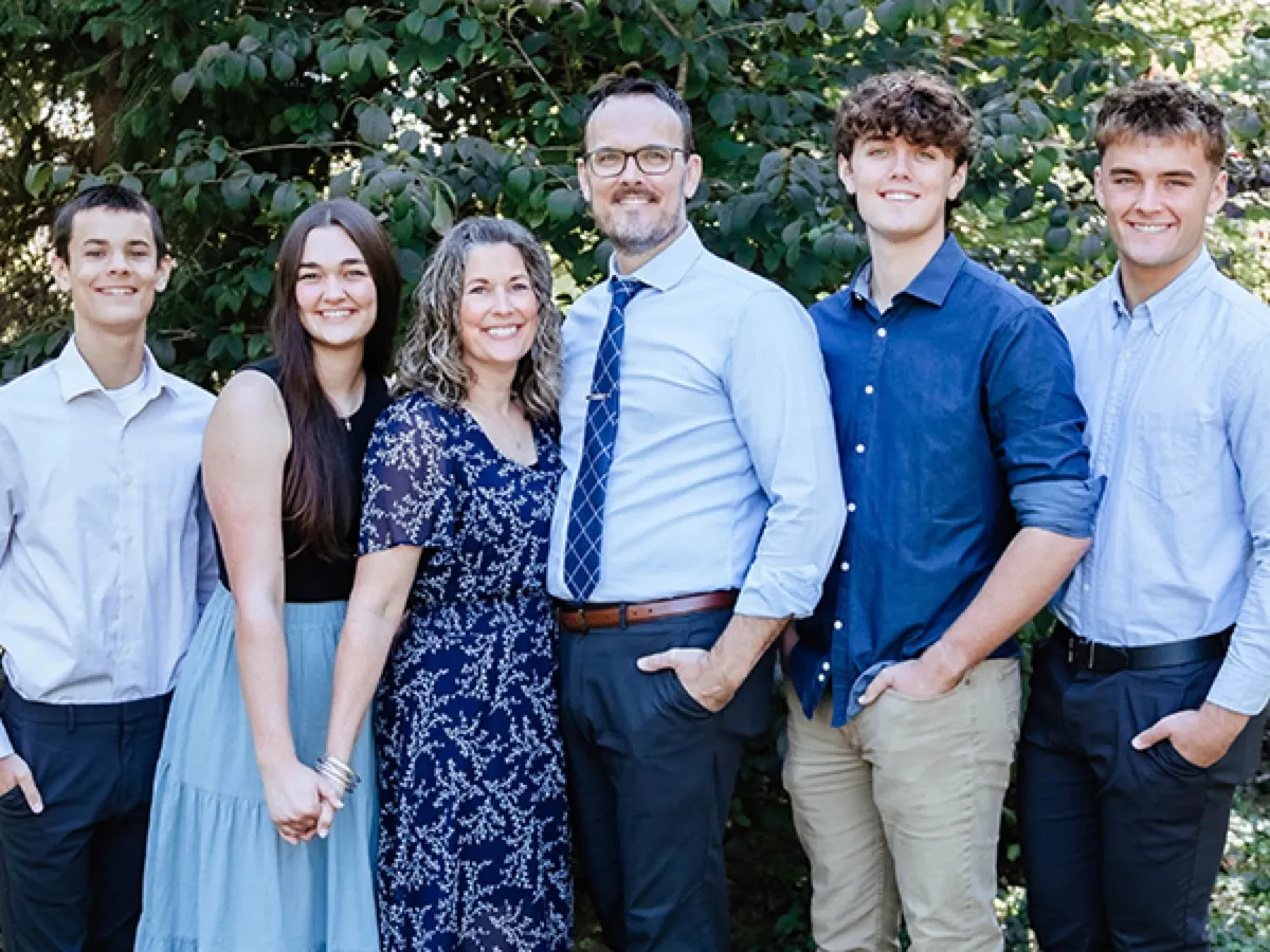 Michael Clary and family